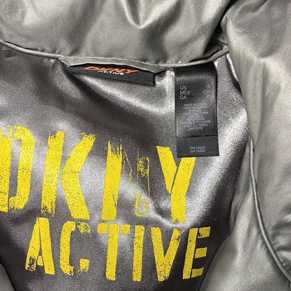 DNKY silver down jacket  - Picture 2 of 8